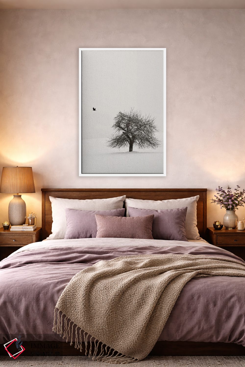 تابلو دکوراتیو درخت گیلاس کهنسال ۲ اثر لنا وایسبک - D3W