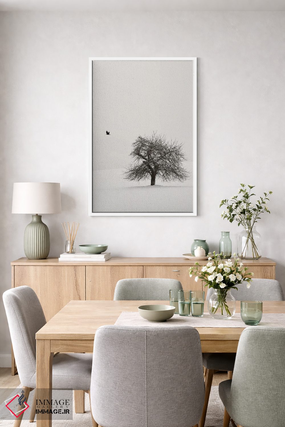 تابلو دکوراتیو درخت گیلاس کهنسال ۲ اثر لنا وایسبک - D5W