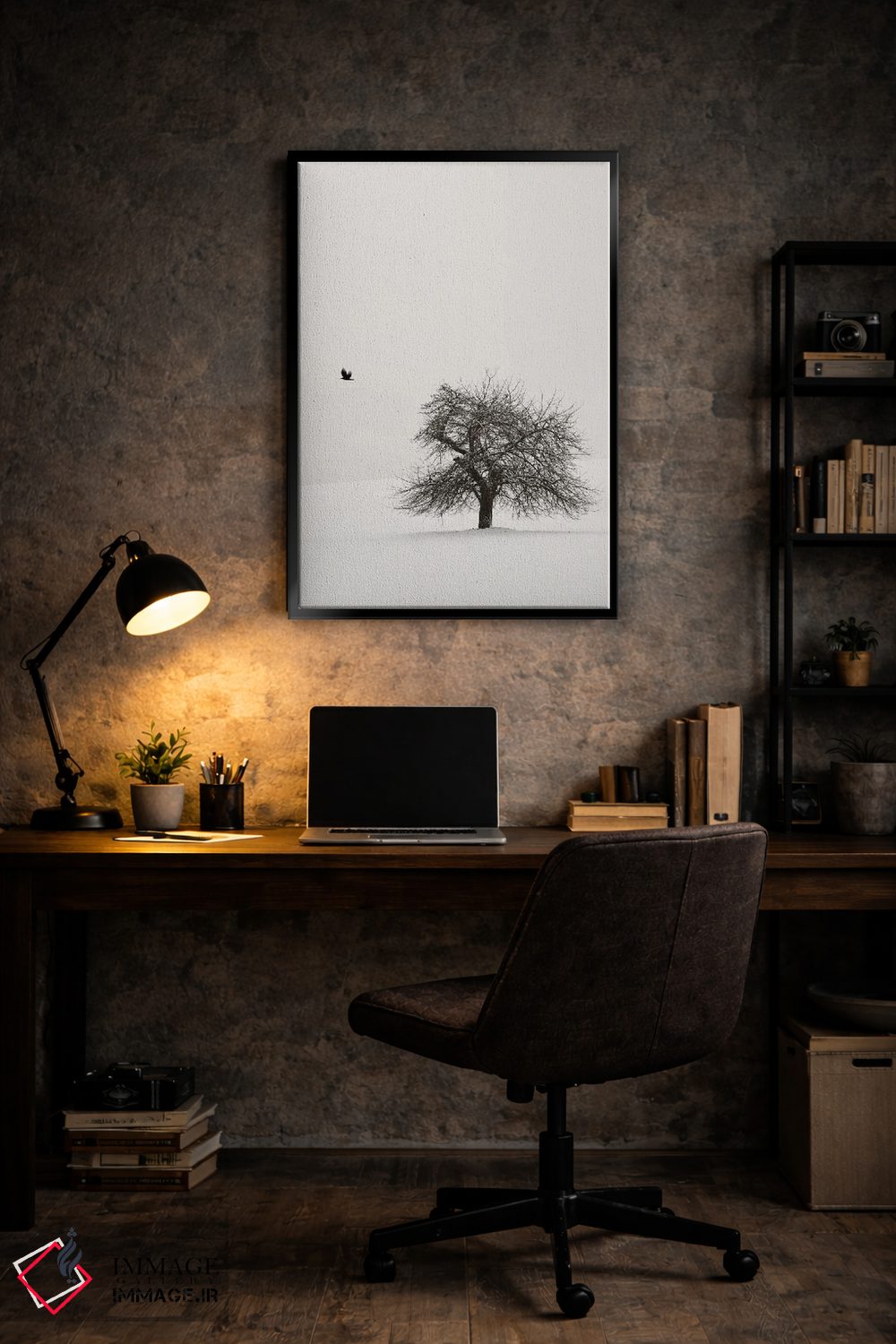 تابلو دکوراتیو درخت گیلاس کهنسال ۲ اثر لنا وایسبک - D6B