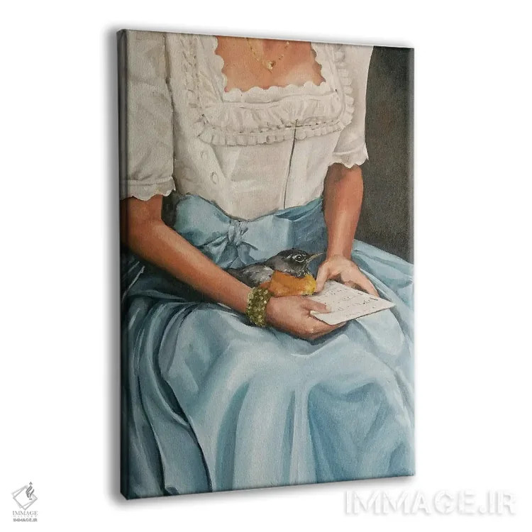 تابلو دکوراتیو آواز سینه سرخ اثر لیزا فینچ - نمای پرسپکتیو محصول