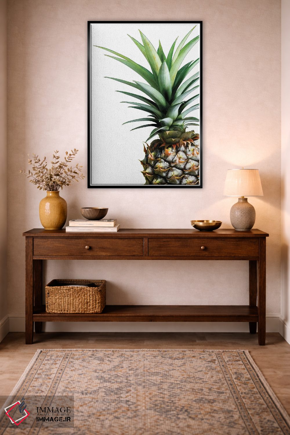 تابلو مینیمال آناناس اثر لکسی گر ایر - D5B