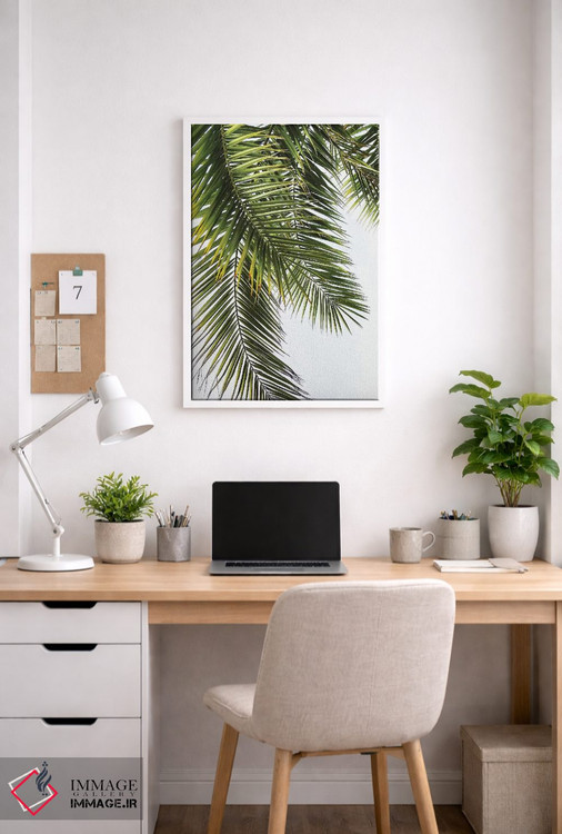 تابلو دکوراتیو برگ های نخل اثر لکسی گر ایر - D4W