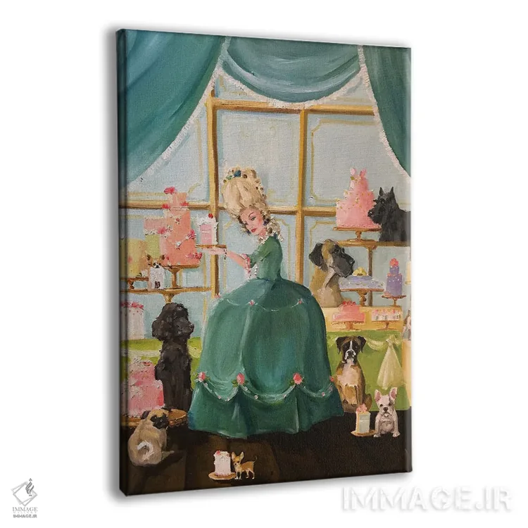 تابلو دکوراتیو بیا کیک بخوریم اثر لیزا فینچ - نمای پرسپکتیو محصول