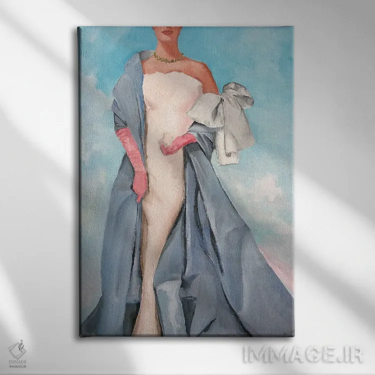 تابلو دکوراتیو مادر طبیعت اثر لیزا فینچ - نمای روبهرو روی دیوار