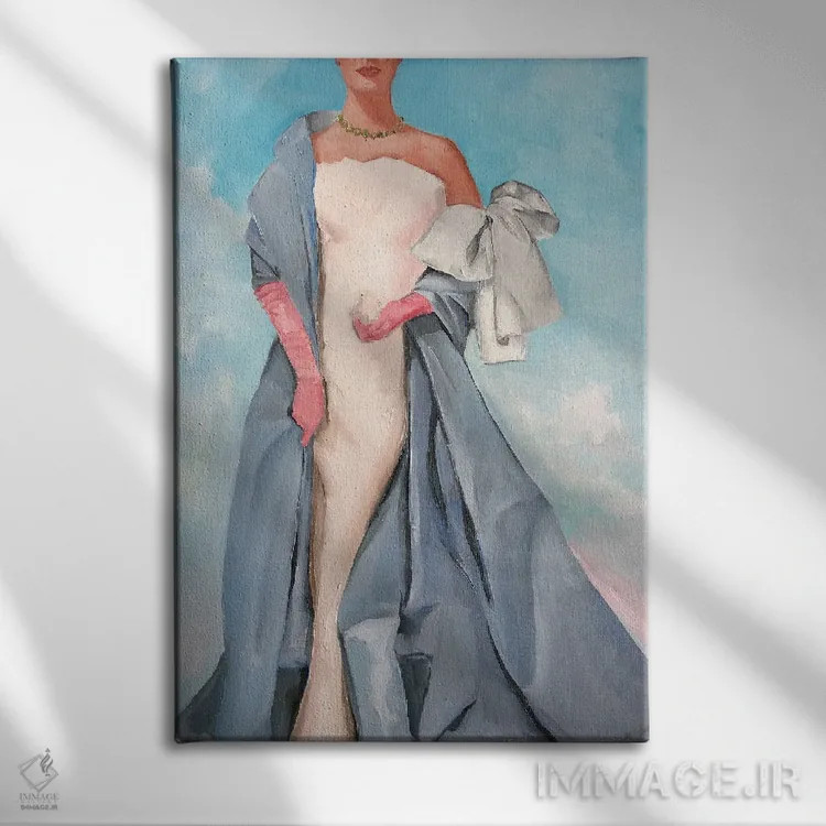 تابلو دکوراتیو مادر طبیعت اثر لیزا فینچ - نمای روبهرو روی دیوار