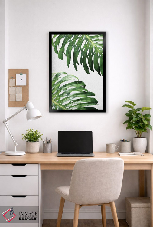 تابلو دکوراتیو فیلودندرون دوتایی اثر لکسی گر ایر - D5B