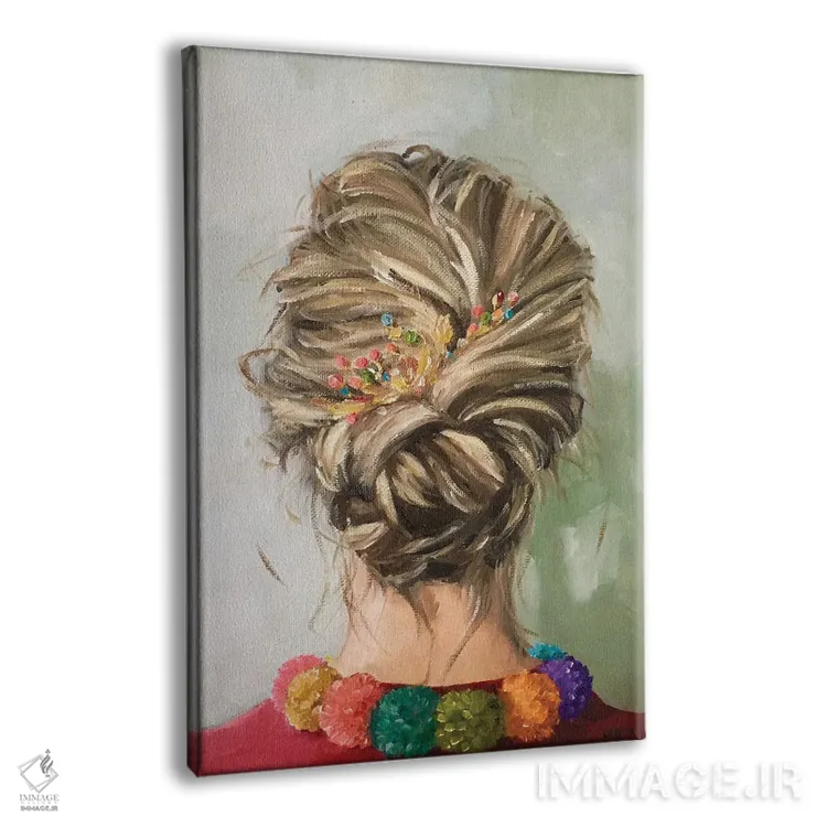 تابلو دکوراتیو پوم پوم ها اثر لیزا فینچ - نمای پرسپکتیو محصول