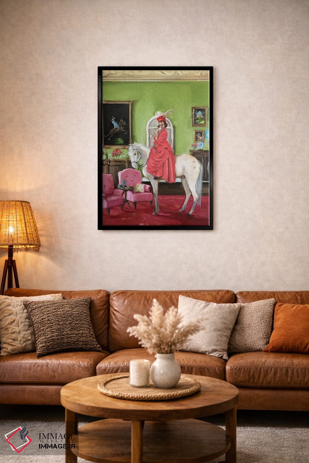 تابلو دکوراتیو سرگردانی خیال انگیز ویلهلمینا وایکلدان اثر لیزا فینچ - D4B