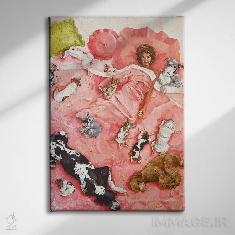 تابلو دکوراتیو قهوه صبحگاهی اثر لیزا فینچ - نمای روبهرو روی دیوار