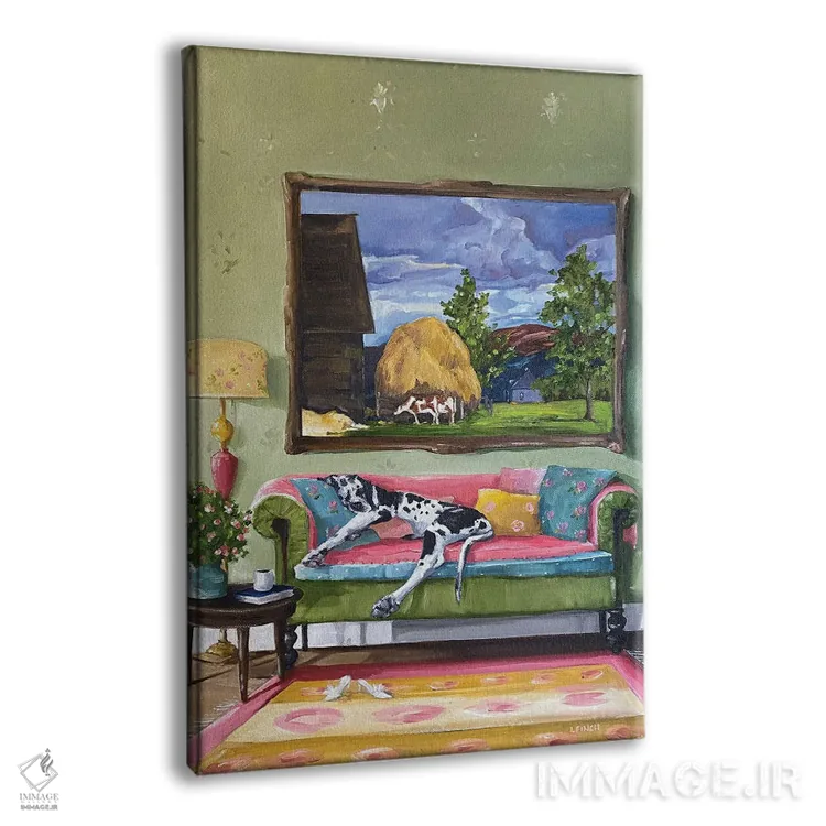 تابلو دکوراتیو طبیعت بی جان اثر لیزا فینچ - نمای پرسپکتیو محصول