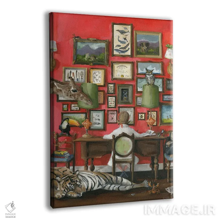 تابلو دکوراتیو جانورشناس اثر لیزا فینچ - نمای پرسپکتیو محصول