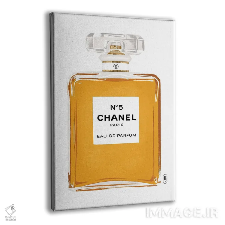 تابلو دکوراتیو عطر شنل شماره پنج اثر لا فم ژوژو - نمای پرسپکتیو محصول