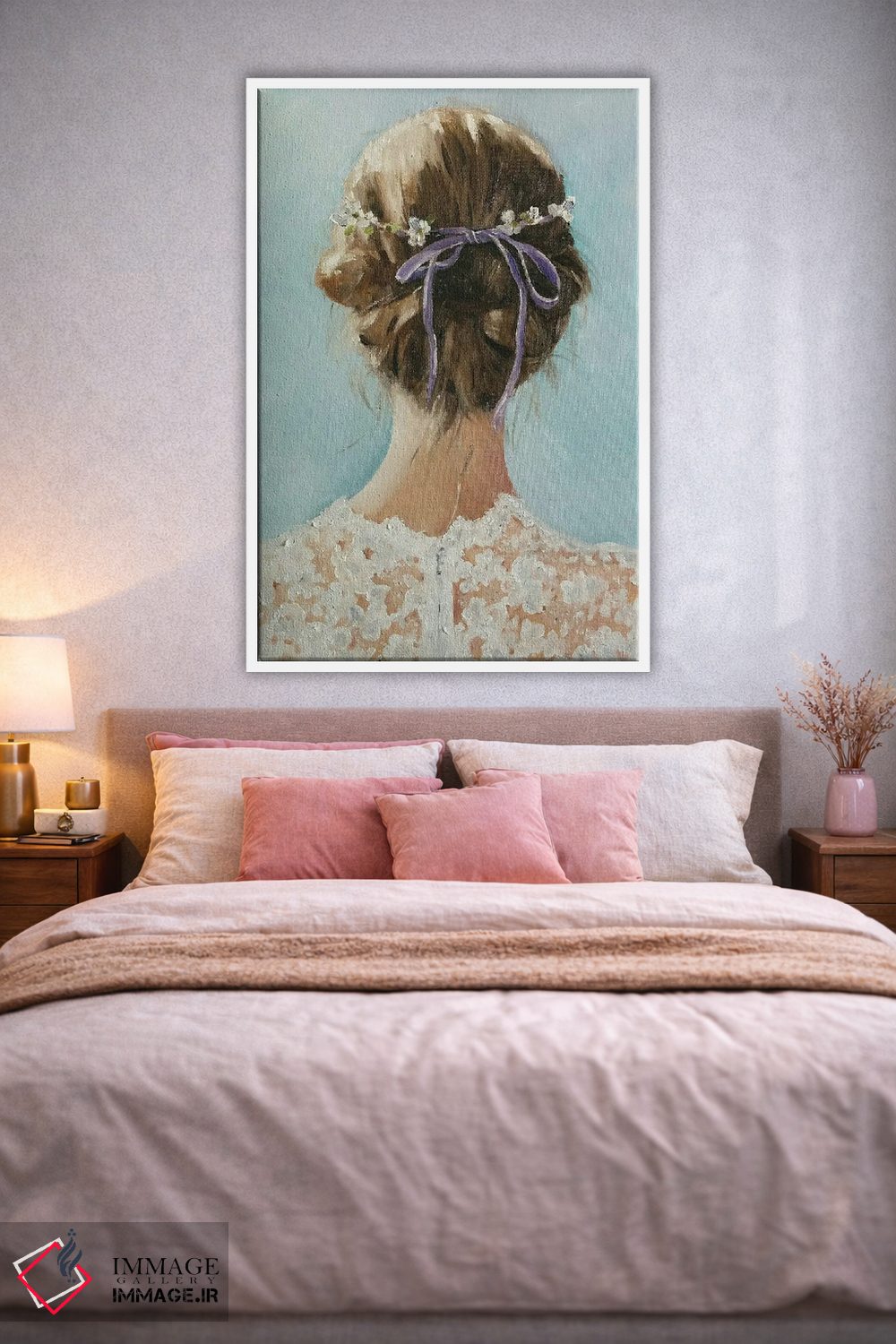 تابلو دکوراتیو دختر اسطوخودوس اثر لیزا فینچ - D1W