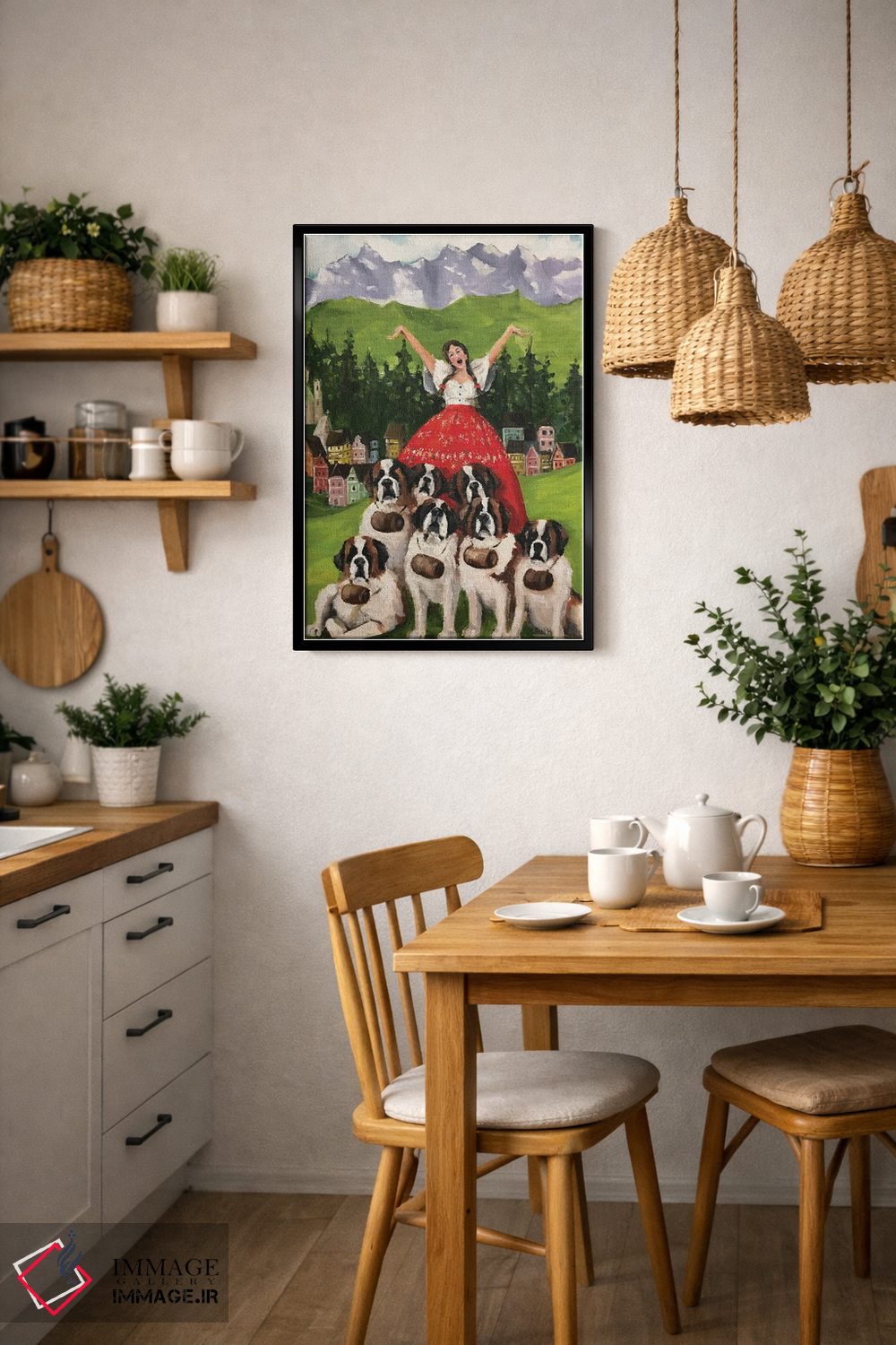 تابلو دکوراتیو خواننده سالزبورگ اثر لیزا فینچ - D5B