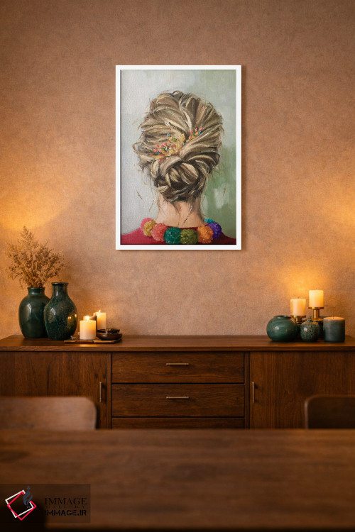 تابلو دکوراتیو پوم پوم ها اثر لیزا فینچ - D2W