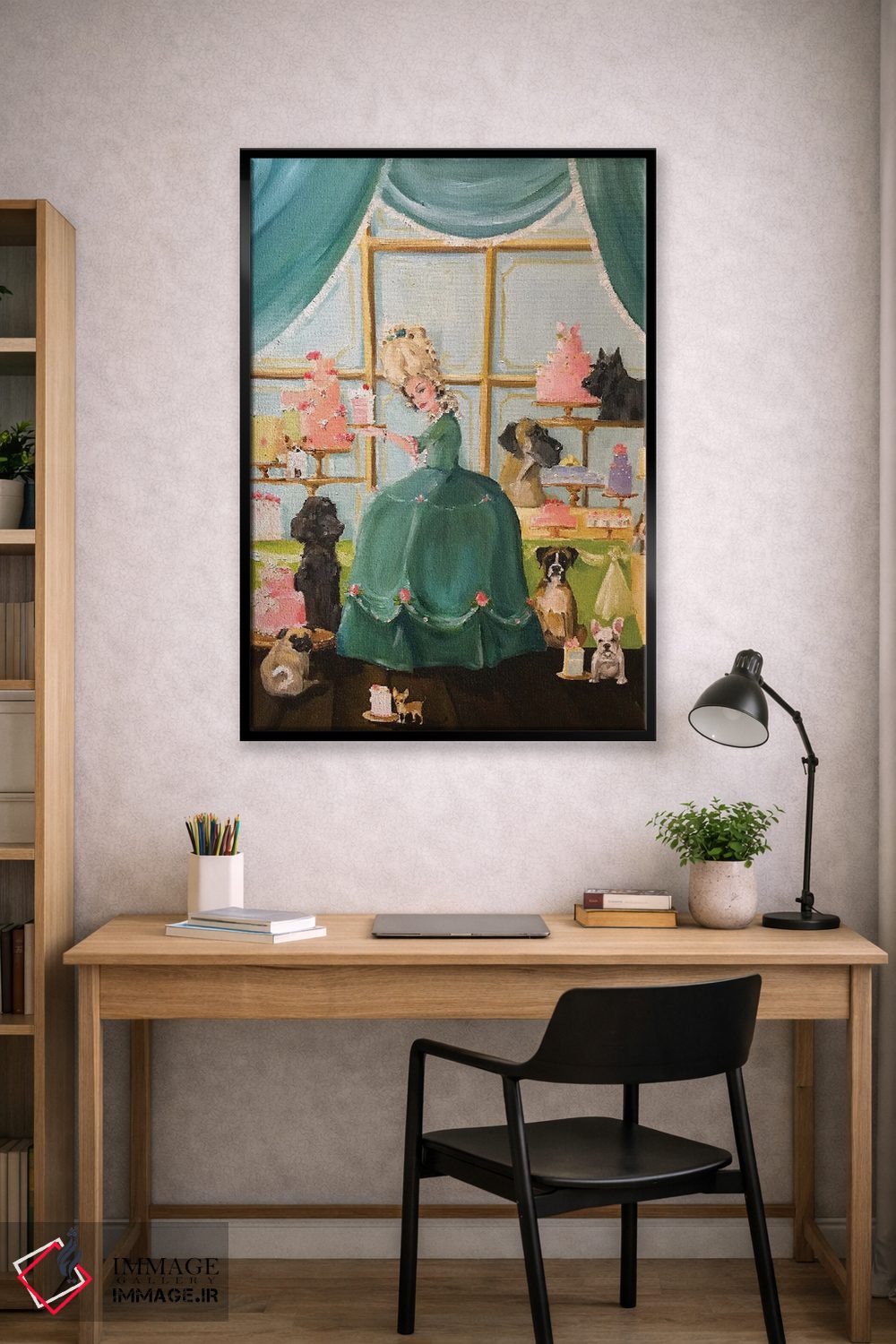 تابلو دکوراتیو بیا کیک بخوریم اثر لیزا فینچ - D4B