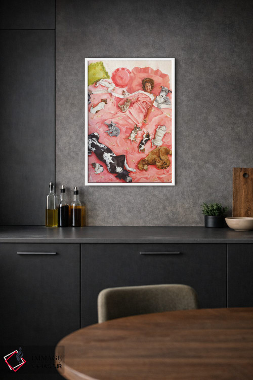 تابلو دکوراتیو قهوه صبحگاهی اثر لیزا فینچ - D1W