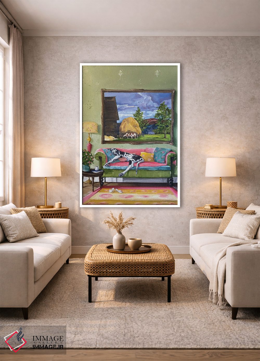 تابلو دکوراتیو طبیعت بی جان اثر لیزا فینچ - D1W