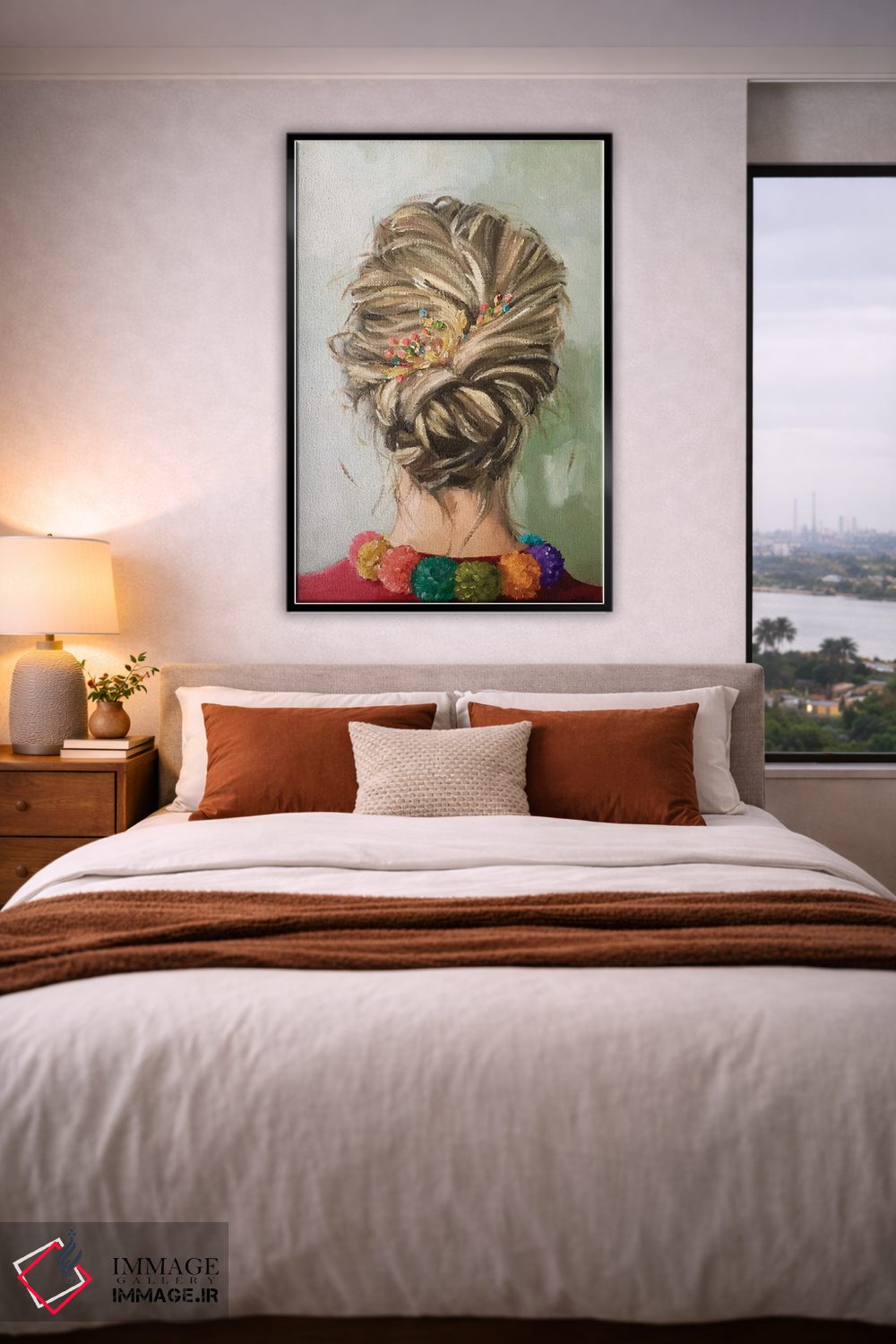 تابلو دکوراتیو پوم پوم ها اثر لیزا فینچ - D5B