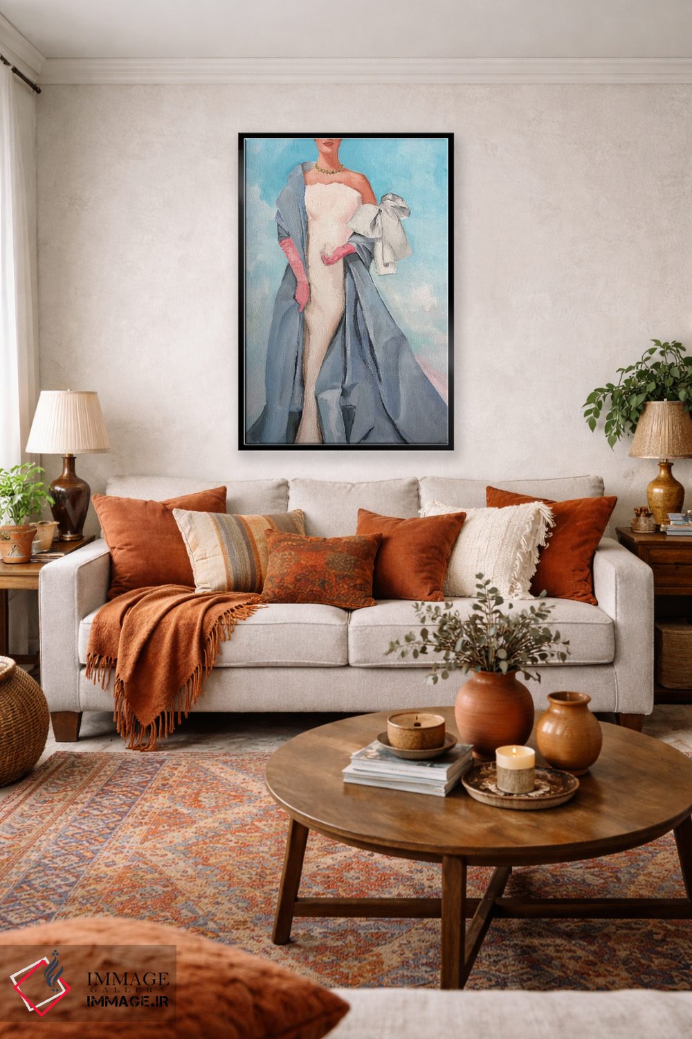 تابلو دکوراتیو مادر طبیعت اثر لیزا فینچ - D3B