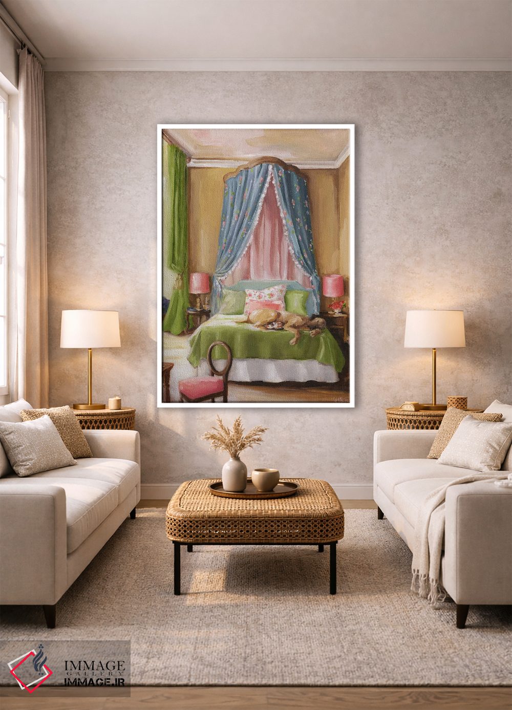 تابلو دکوراتیو آفتاب بعدازظهر اثر لیزا فینچ - D1W