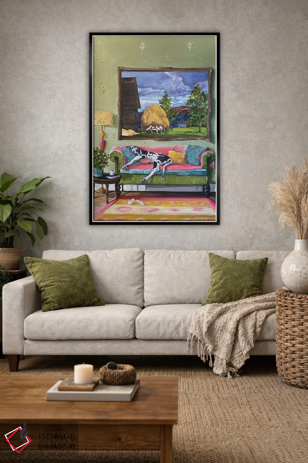 تابلو دکوراتیو طبیعت بی جان اثر لیزا فینچ - D3B