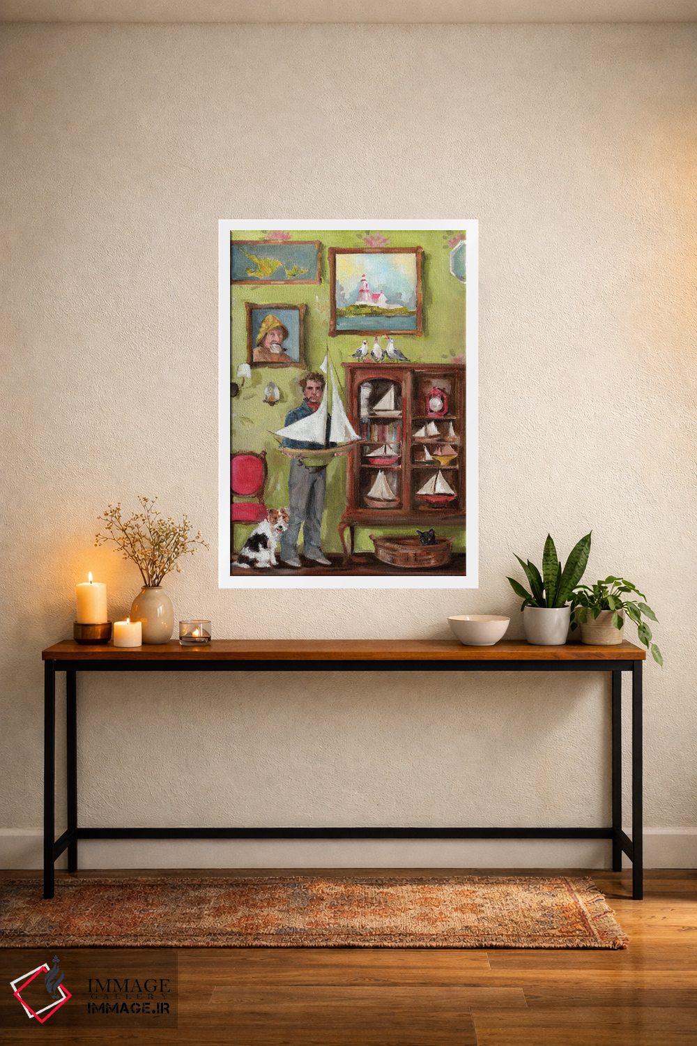 تابلو دکوراتیو نگهبان فانوس دریایی اثر لیزا فینچ - D3W