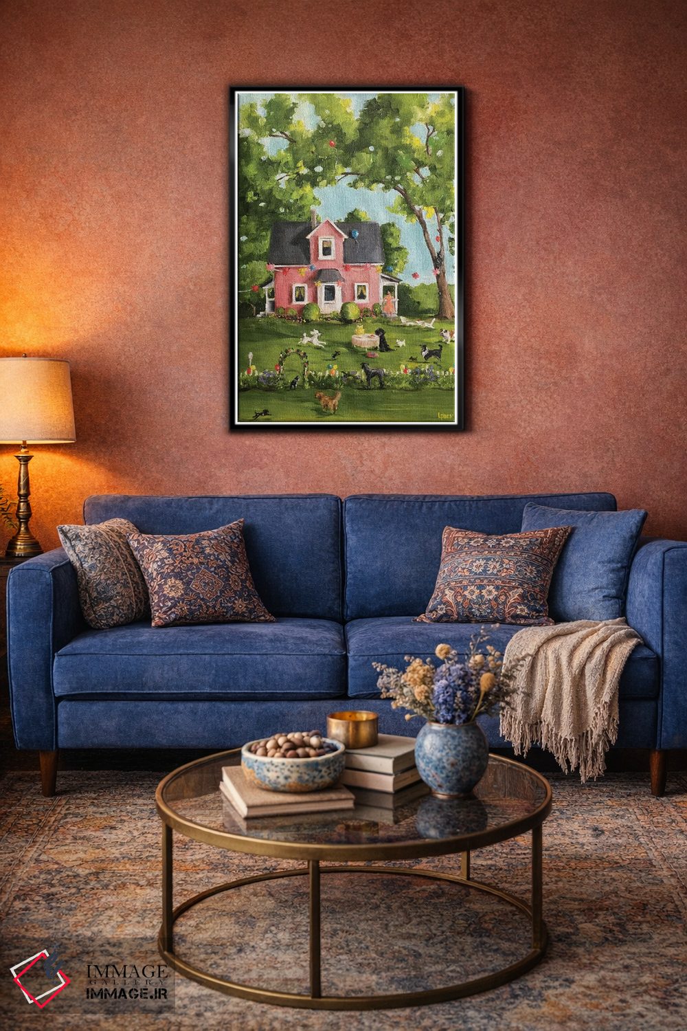 تابلو دکوراتیو سرگرمی تابستانی اثر لیزا فینچ - D5B