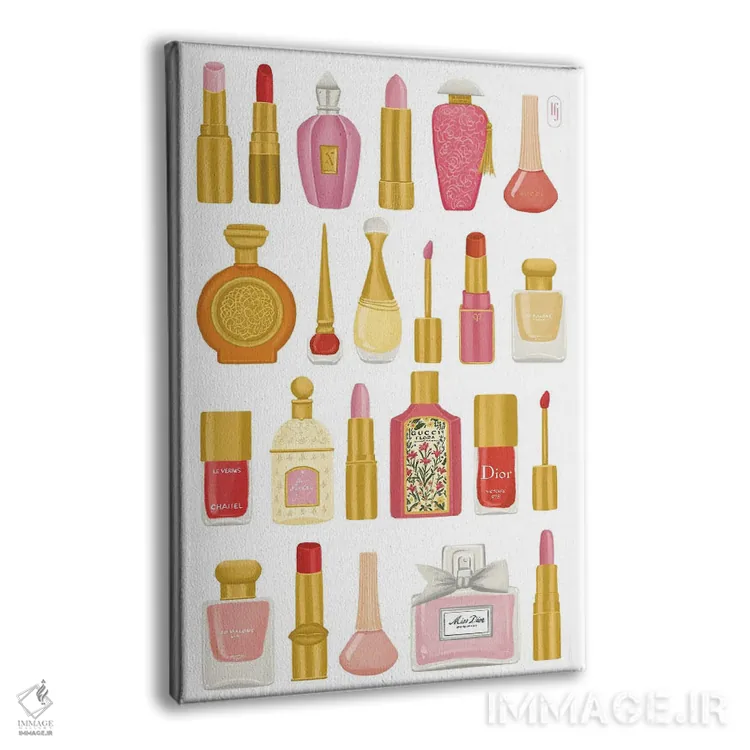 تابلو دکوراتیو آرایشی اثر لا فم ژوژو - نمای پرسپکتیو محصول