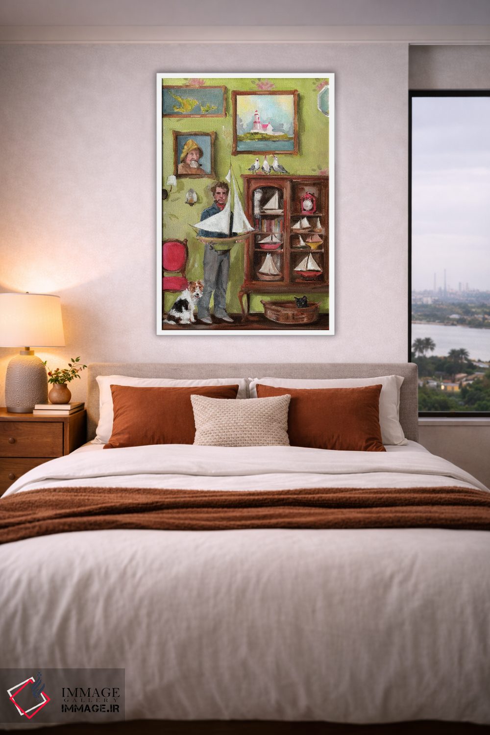 تابلو دکوراتیو نگهبان فانوس دریایی اثر لیزا فینچ - D4W