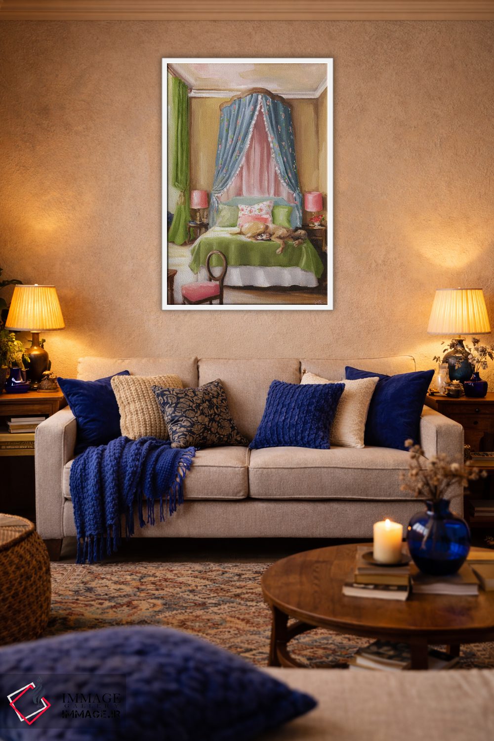 تابلو دکوراتیو آفتاب بعدازظهر اثر لیزا فینچ - D3W