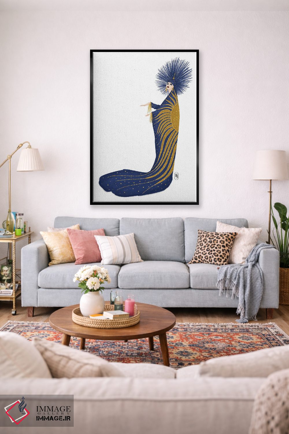 تابلو دکوراتیو اسرارآمیز اثر لا فم ژوژو - D1B