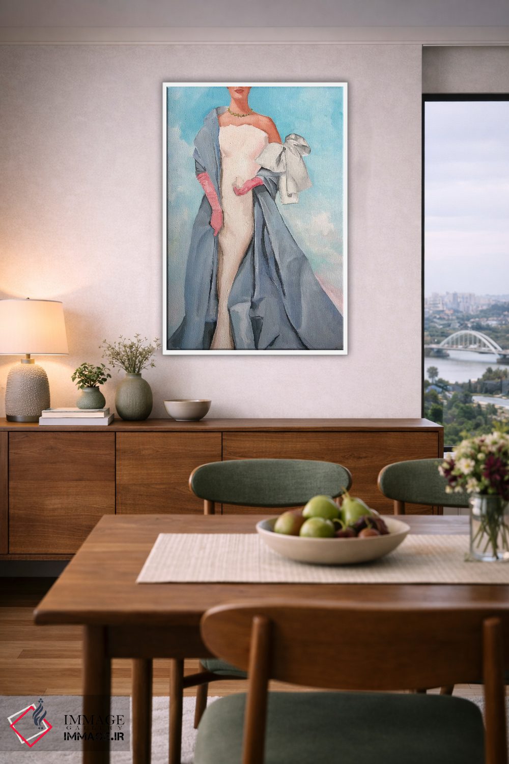 تابلو دکوراتیو مادر طبیعت اثر لیزا فینچ - D6W