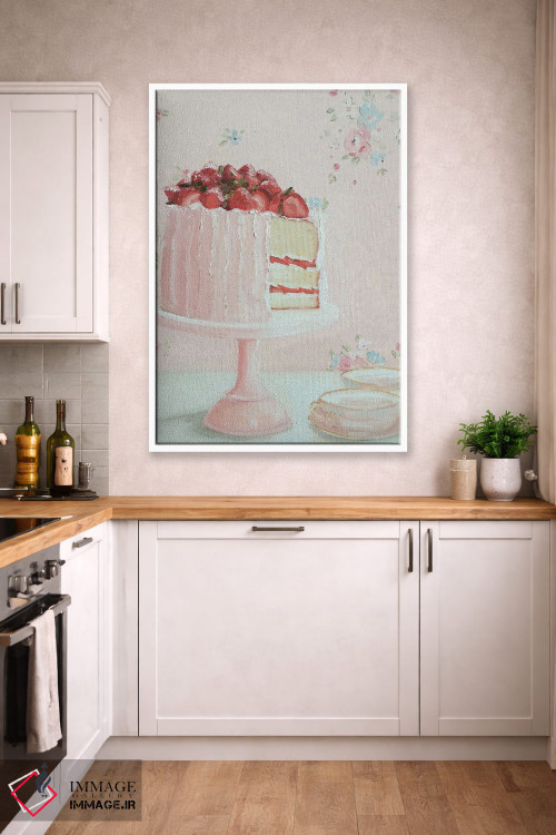تابلو دکوراتیو بعدازظهر توت فرنگی اثر لیزا فینچ - D3W