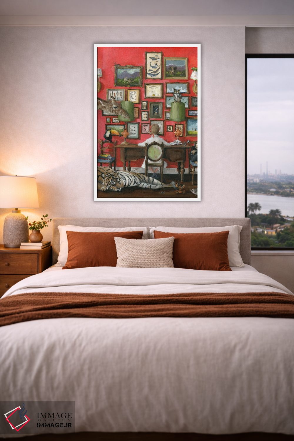 تابلو دکوراتیو جانورشناس اثر لیزا فینچ - D4W