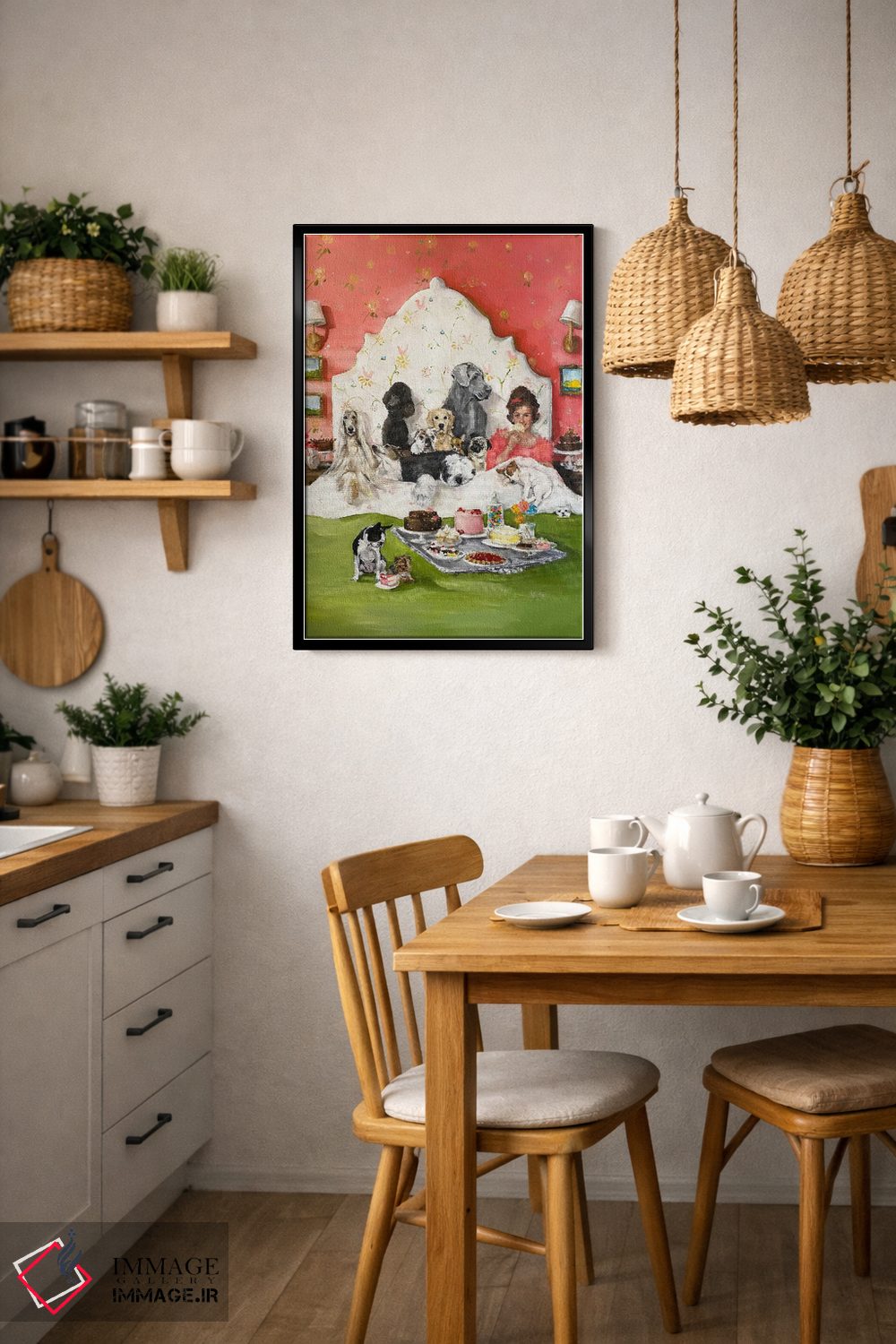 تابلو دکوراتیو خواب های شیرین اثر لیزا فینچ - D6B