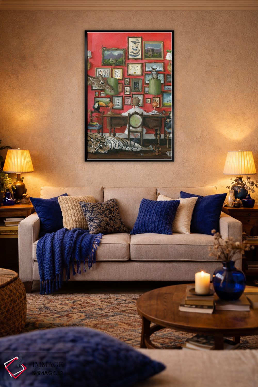 تابلو دکوراتیو جانورشناس اثر لیزا فینچ - D5B