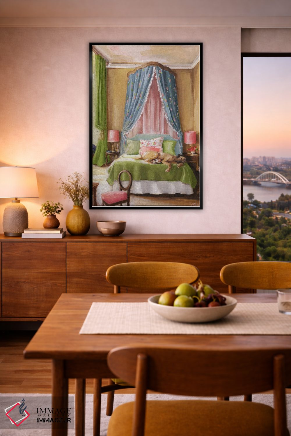 تابلو دکوراتیو آفتاب بعدازظهر اثر لیزا فینچ - D5B