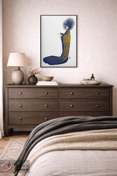 تابلو دکوراتیو اسرارآمیز اثر لا فم ژوژو - D4B