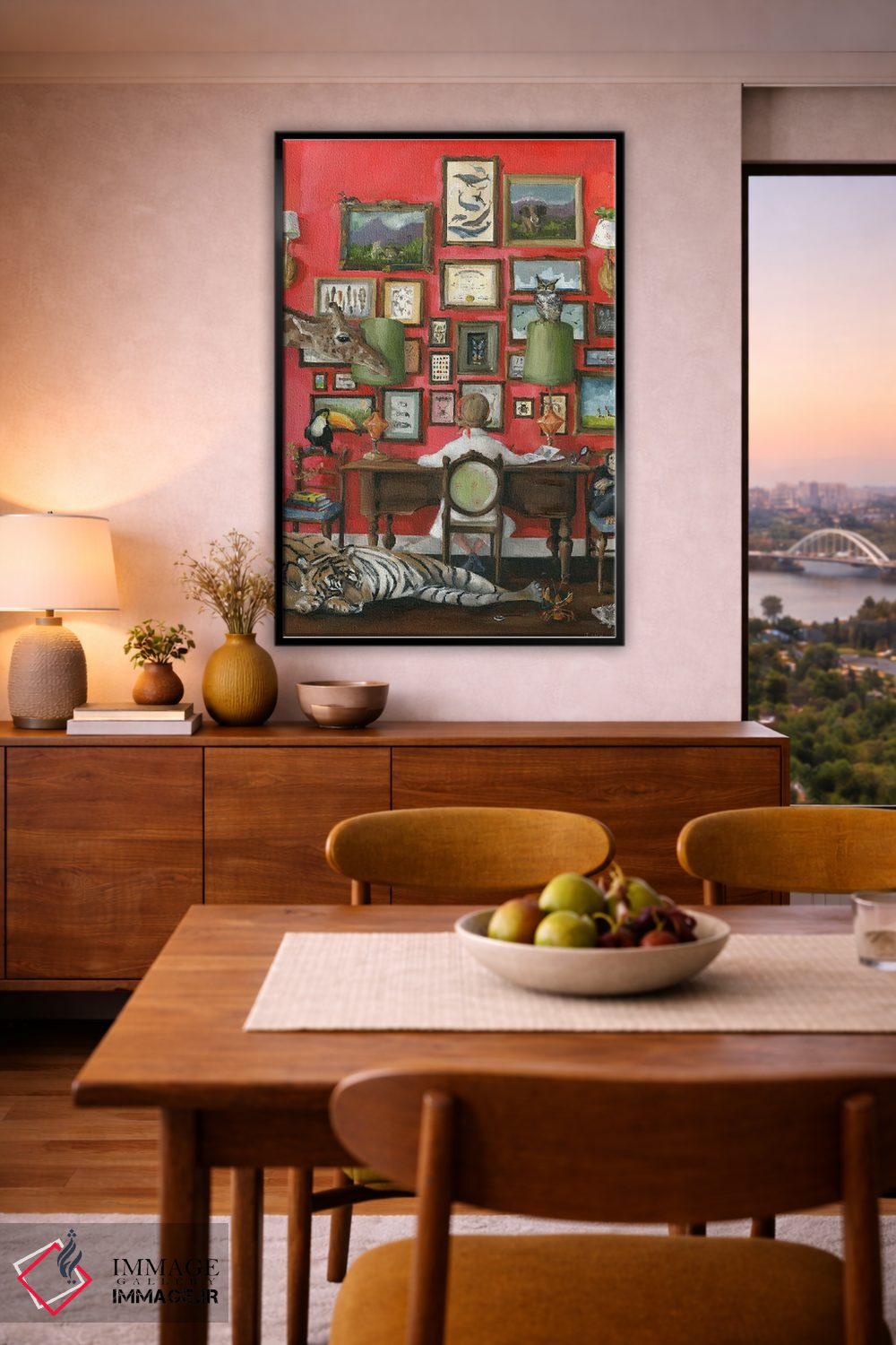 تابلو دکوراتیو جانورشناس اثر لیزا فینچ - D6B