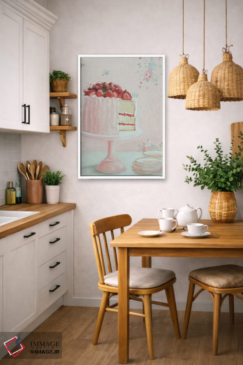 تابلو دکوراتیو بعدازظهر توت فرنگی اثر لیزا فینچ - D5W