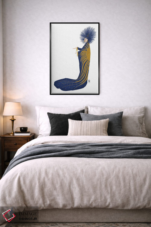 تابلو دکوراتیو اسرارآمیز اثر لا فم ژوژو - D6B