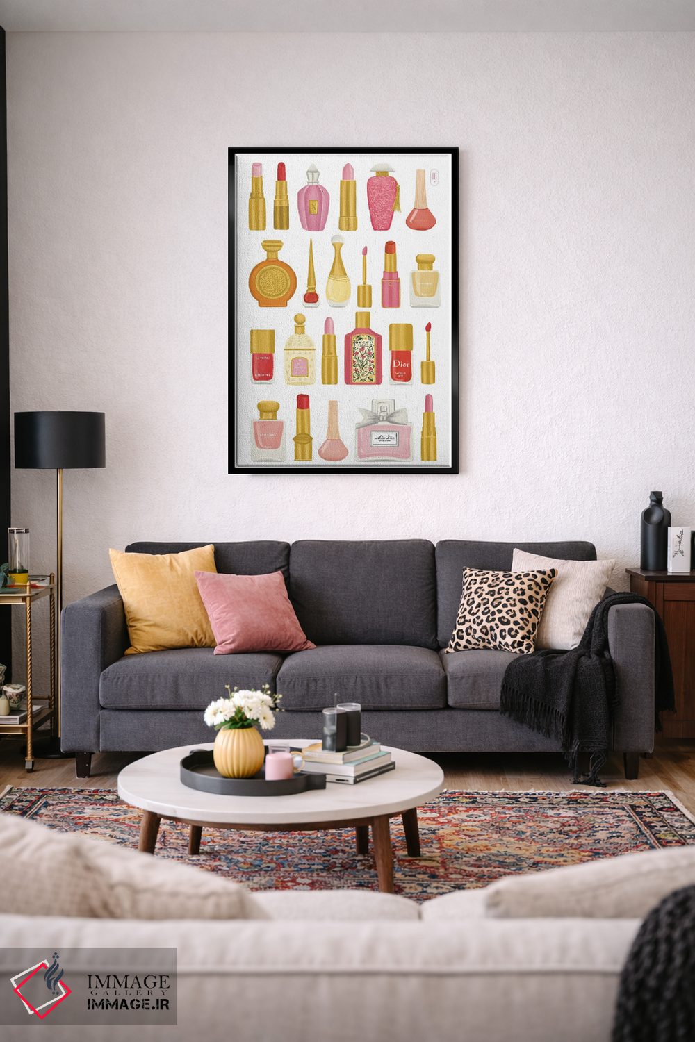 تابلو دکوراتیو آرایشی اثر لا فم ژوژو - D4B