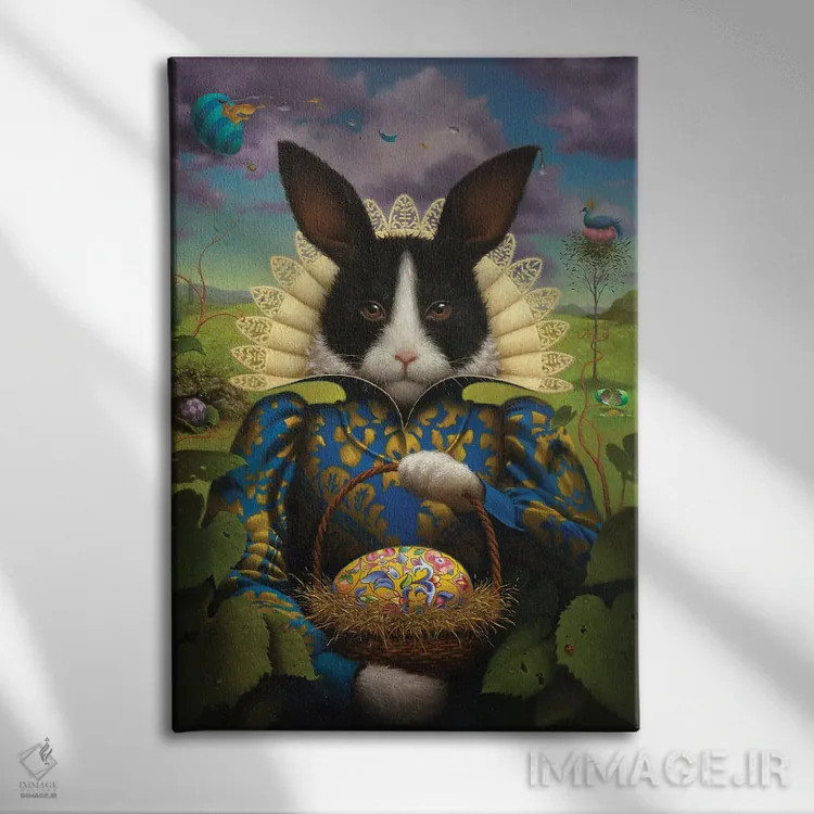 تابلو دکوراتیو هاپسی دو مدیچی اثر لیزا فالکن سترن - نمای روبهرو روی دیوار