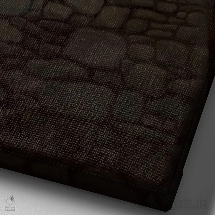 تابلو دکوراتیو هامپتی دامپتی اثر لیزا فالکن سترن - نمای نزدیک بافت بوم