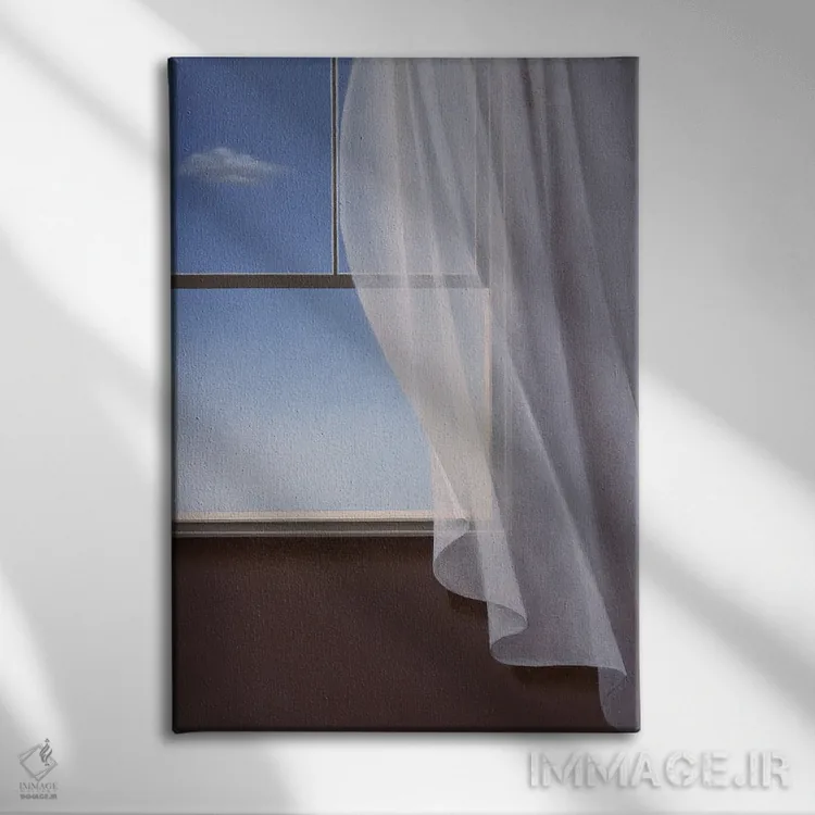 تابلو دکوراتیو غیبت بی اجازه اثر لیزا فالکن سترن - نمای روبهرو روی دیوار