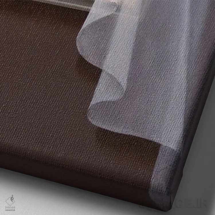 تابلو دکوراتیو غیبت بی اجازه اثر لیزا فالکن سترن - نمای نزدیک بافت بوم