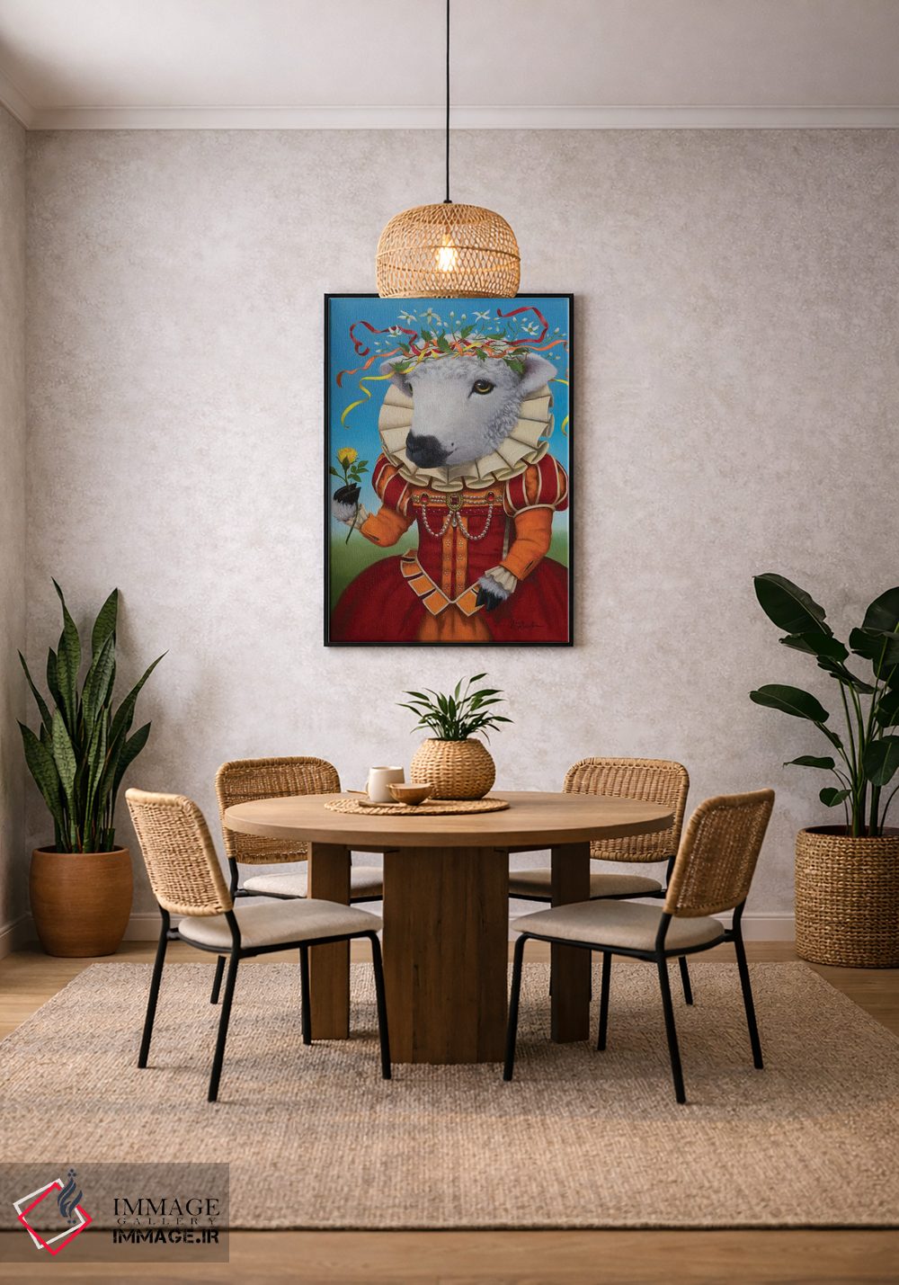 تابلو دکوراتیو دوشس موتون اثر لیزا فالکن سترن - D4B