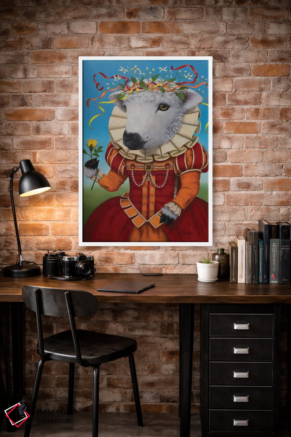 تابلو دکوراتیو دوشس موتون اثر لیزا فالکن سترن - D3W