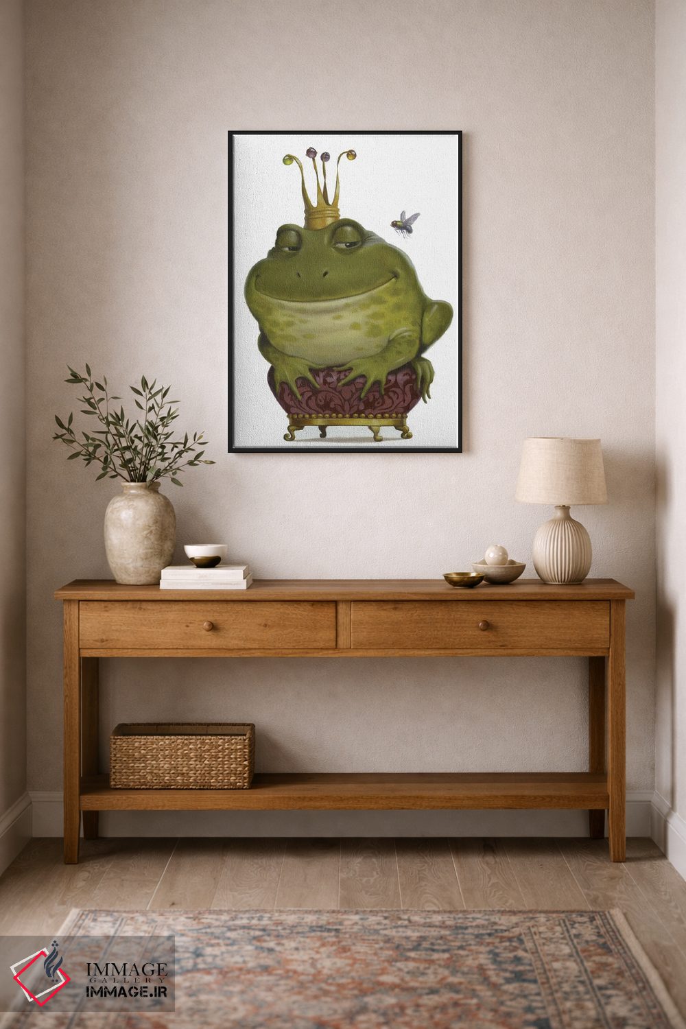 تابلو دکوراتیو شاهزاده قورباغه ای ۲ اثر لیزا فالکن سترن - D2B